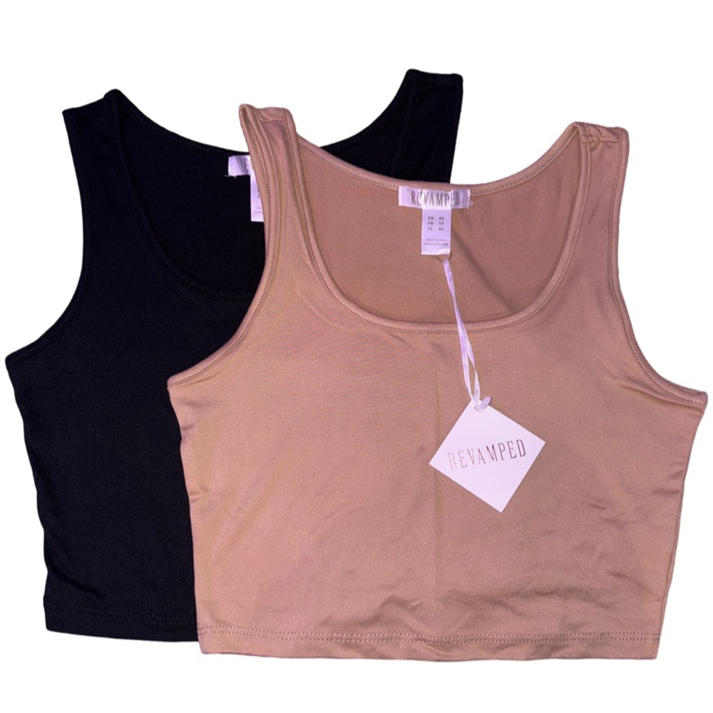 Cropped tank tops